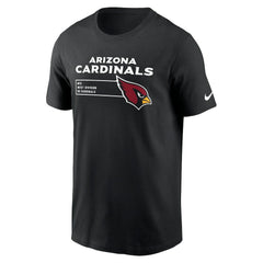 Arizona Cardinals Division Essential T-Shirt - Black sale