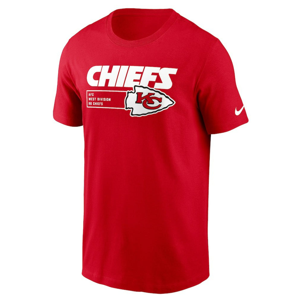Kansas City Chiefs Division Essential T-Shirt - Red on sale
