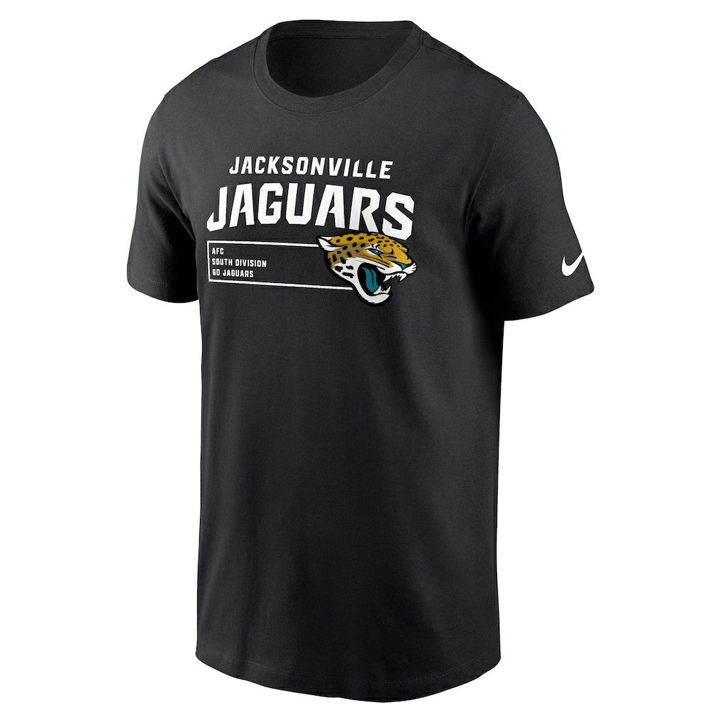 Jacksonville Jaguars Division Essential T-Shirt - Black on sale