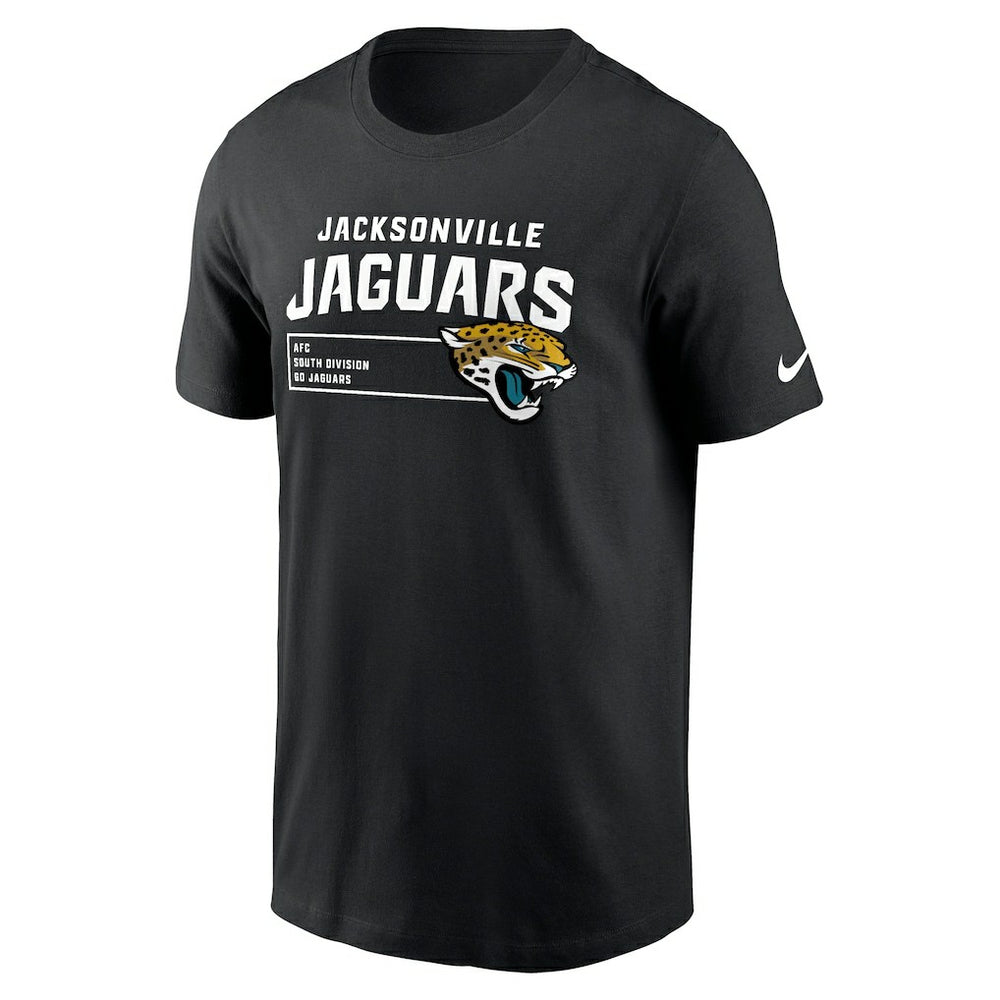 Jacksonville Jaguars Division Essential T-Shirt - Black on sale