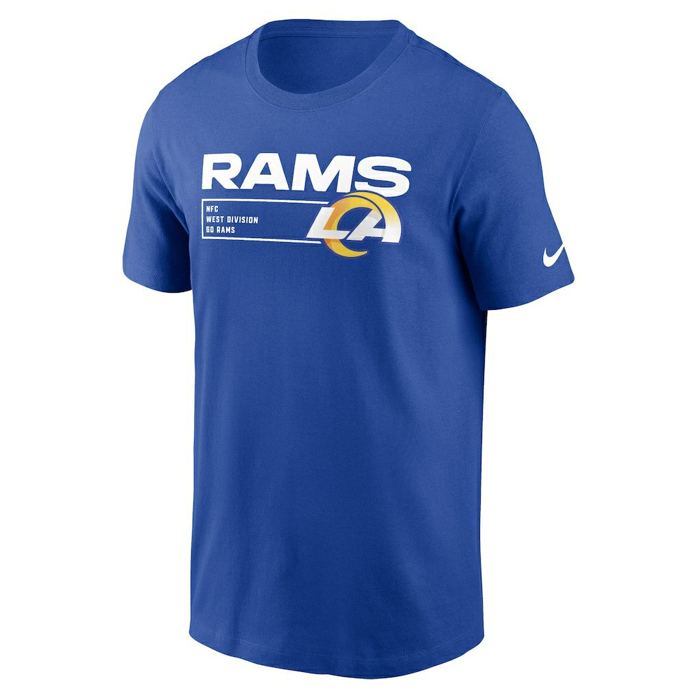 Los Angeles Rams Division Essential T-Shirt - Royal online