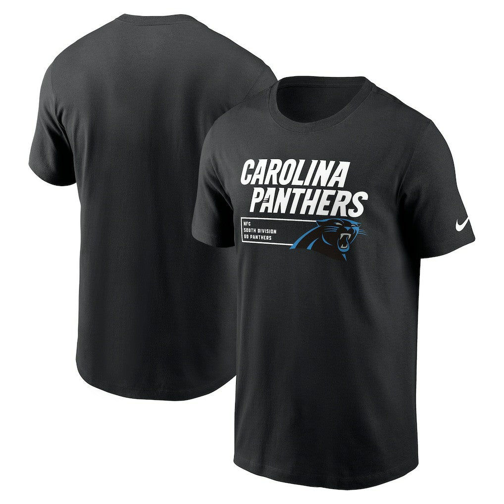 Carolina Panthers Division Essential T-Shirt - Black for sale