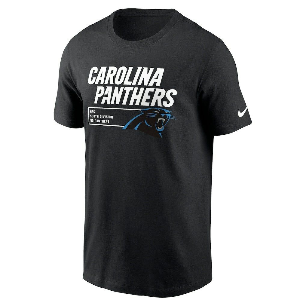 Carolina Panthers Division Essential T-Shirt - Black for sale