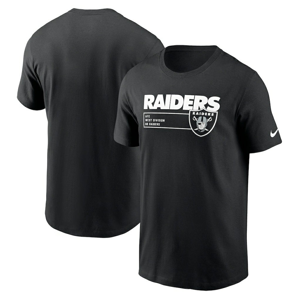 Las Vegas Raiders Division Essential T-Shirt - Black discount