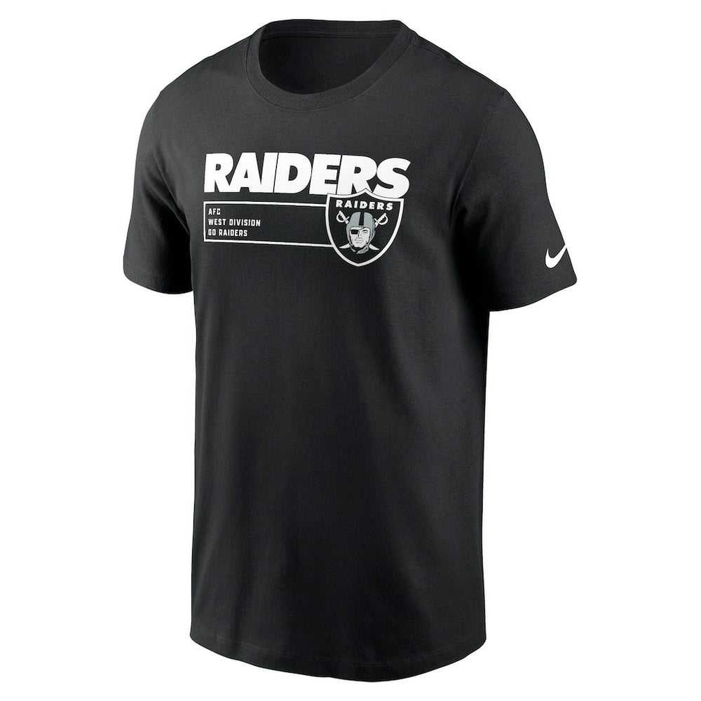 Las Vegas Raiders Division Essential T-Shirt - Black discount