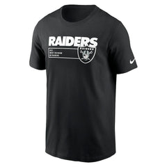 Las Vegas Raiders Division Essential T-Shirt - Black discount