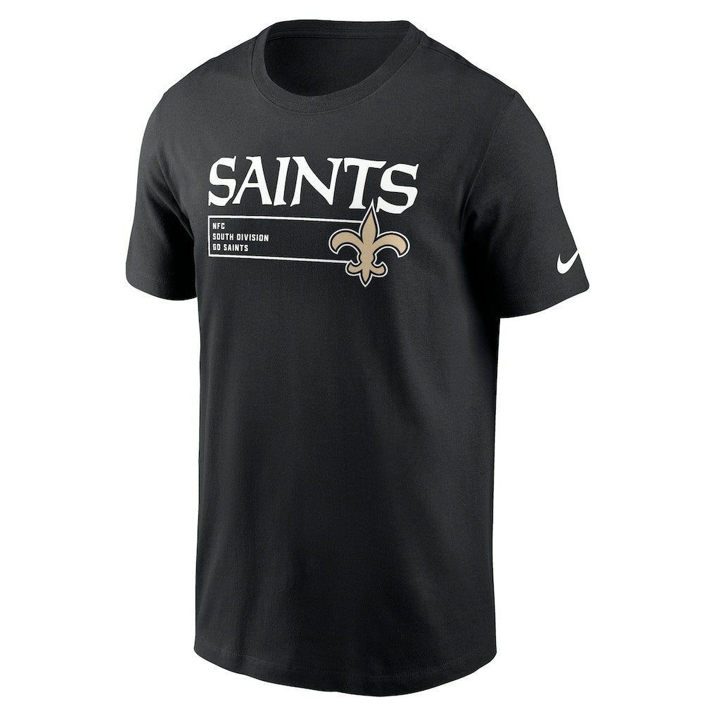 New Orleans Saints Division Essential T-Shirt - Black for sale