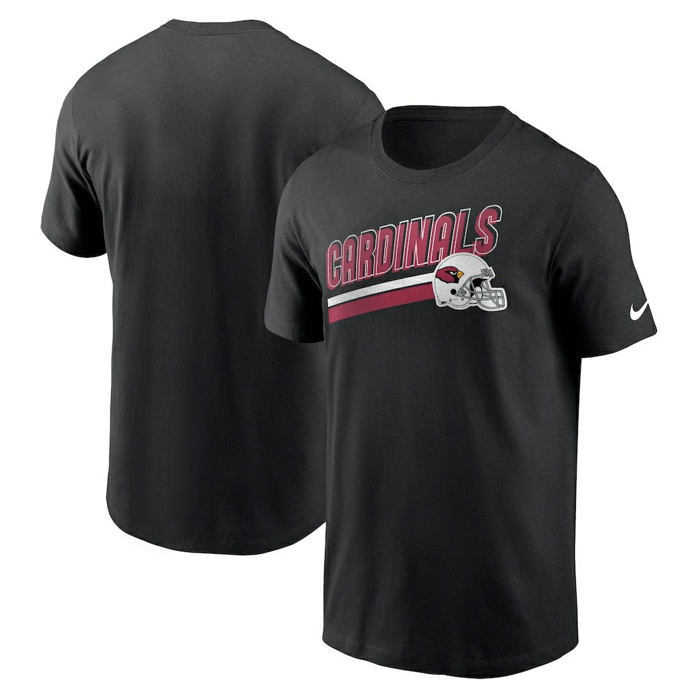 Arizona Cardinals Essential Blitz Lockup T-Shirt - Black discount