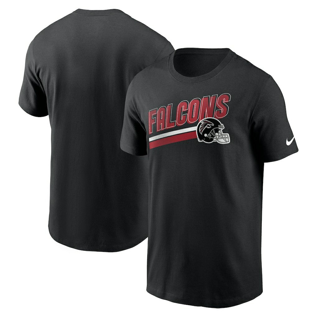 Atlanta Falcons Essential Blitz Lockup T-Shirt - Black sale