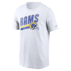 Los Angeles Rams Essential Blitz Lockup T-Shirt - White online