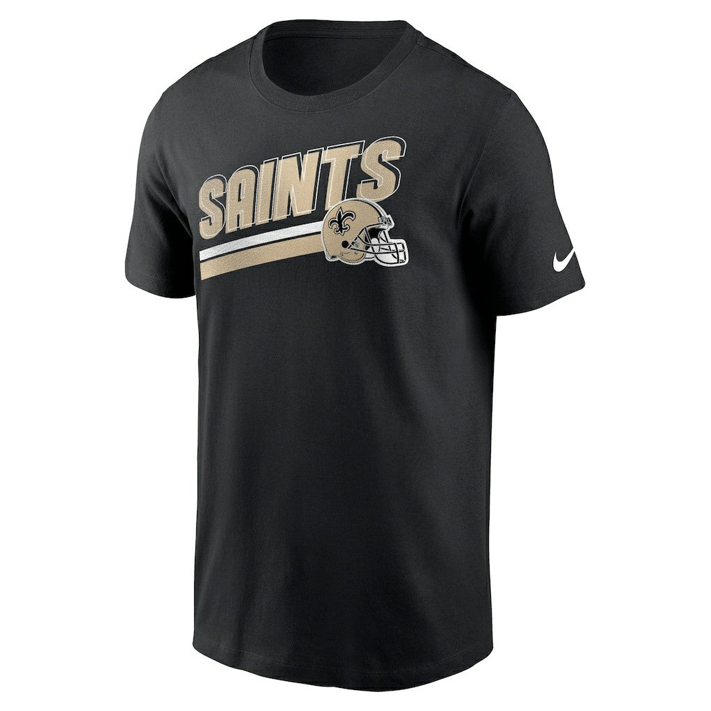New Orleans Saints Essential Blitz Lockup T-Shirt - Black sale