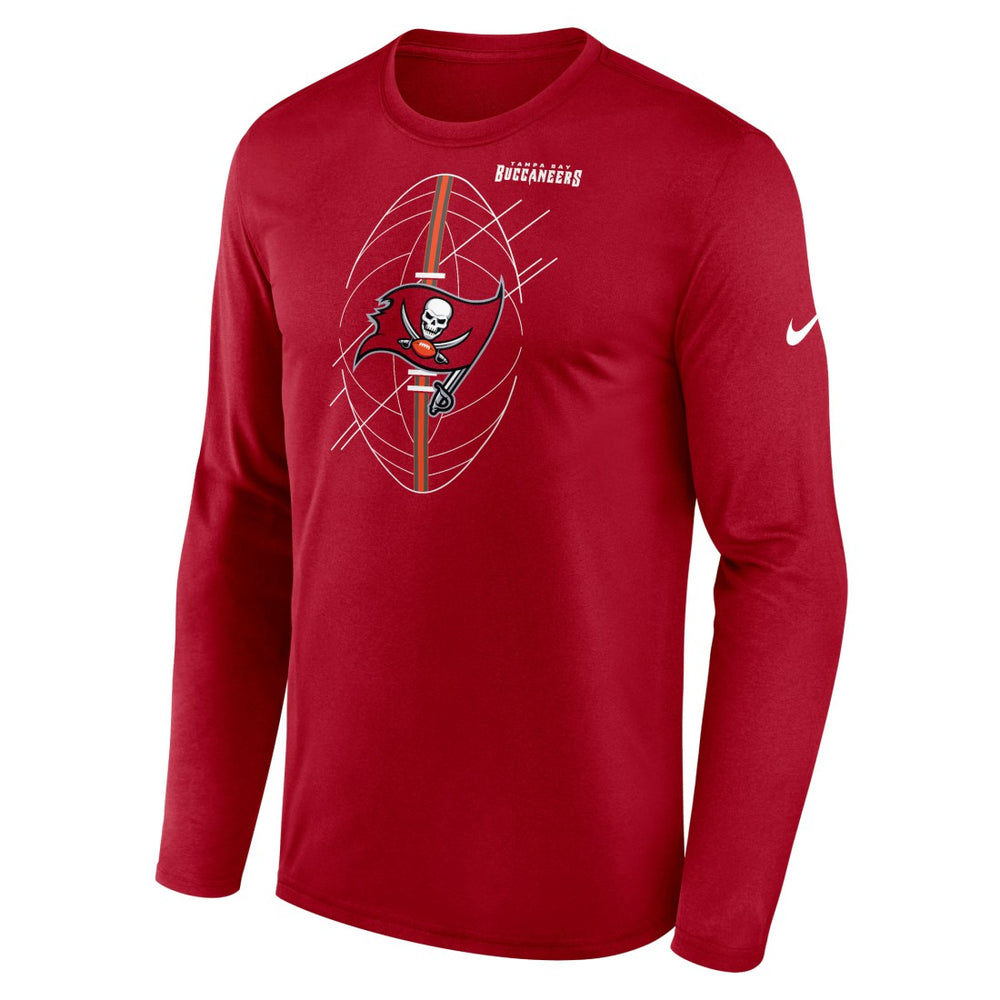 Tampa Bay Buccaneers Legend Icon Long Sleeve T-Shirt - Red for sale