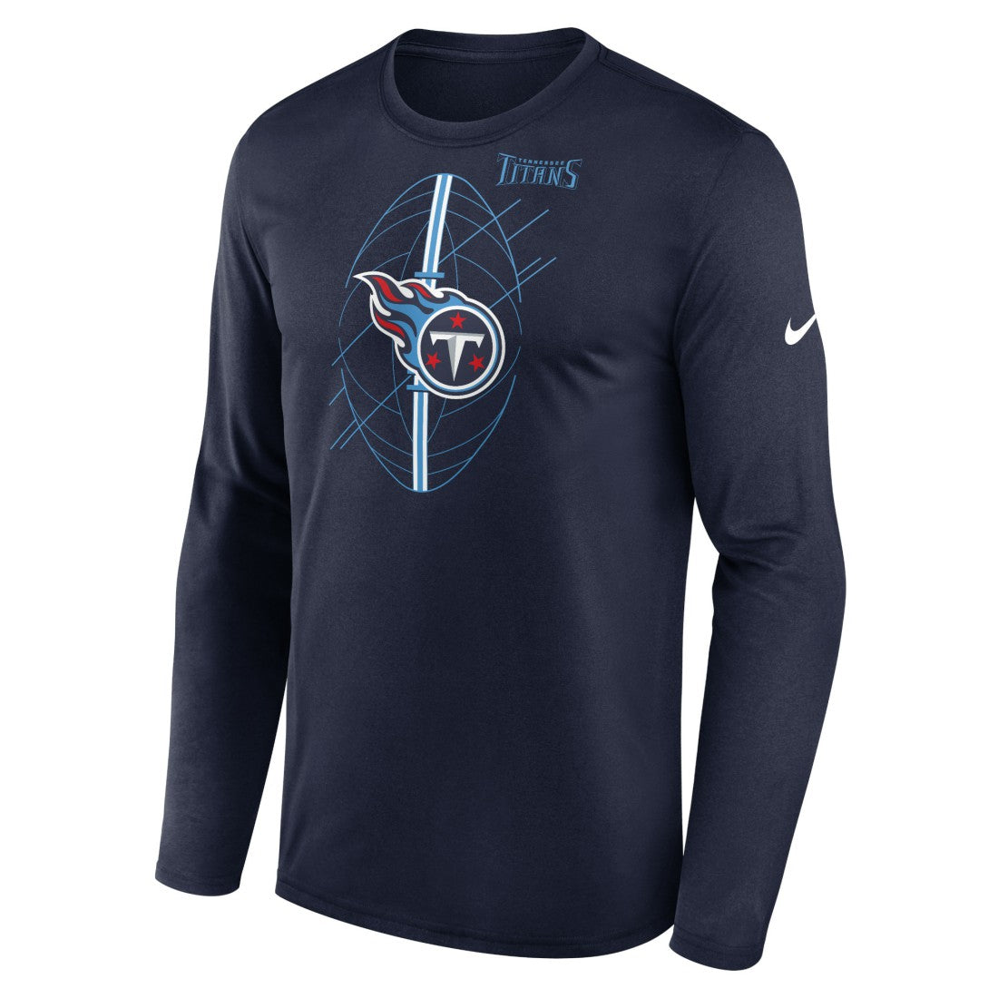 Tennessee Titans Legend Icon Long Sleeve T-Shirt - Navy for sale