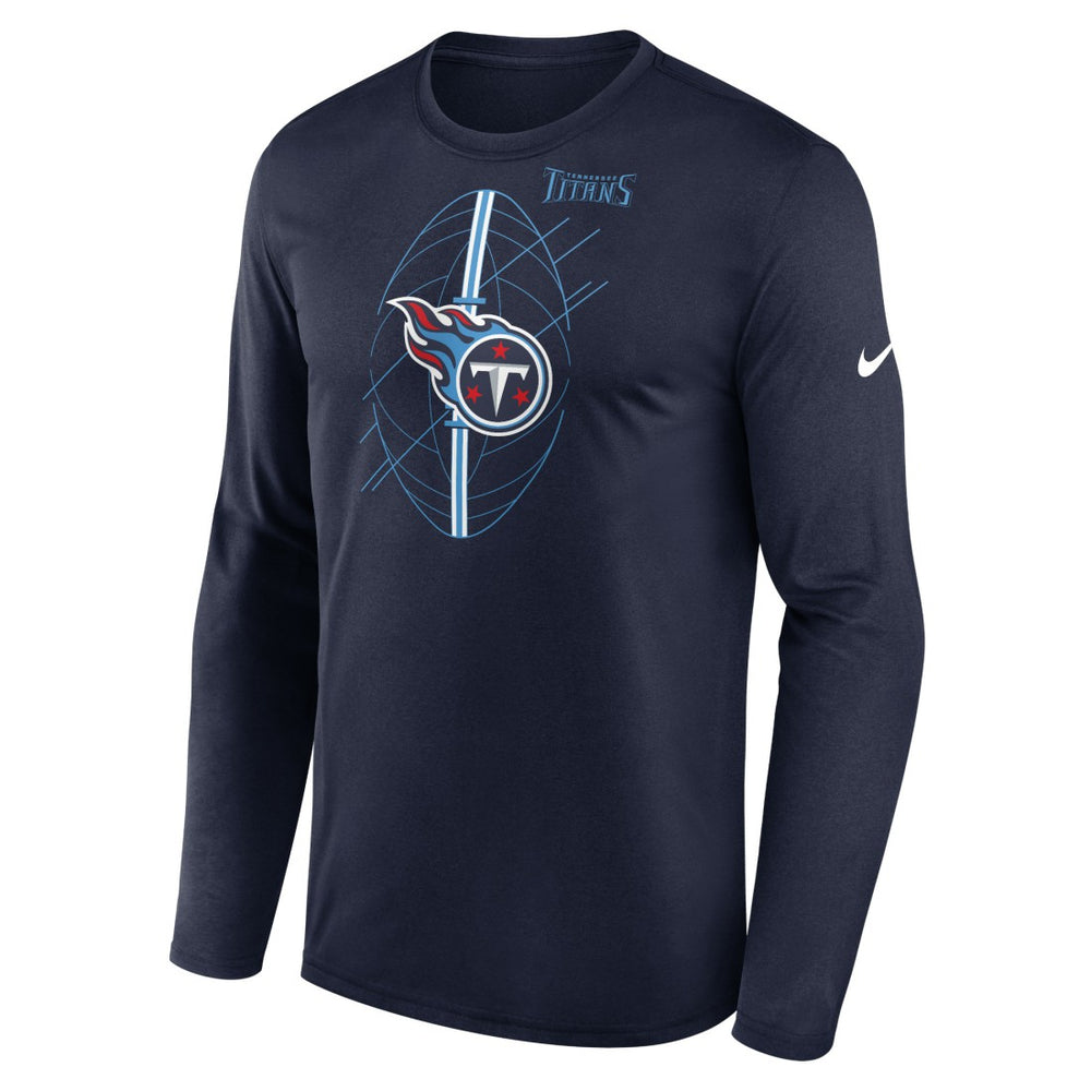 Tennessee Titans Legend Icon Long Sleeve T-Shirt - Navy for sale