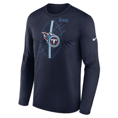 Tennessee Titans Legend Icon Long Sleeve T-Shirt - Navy for sale