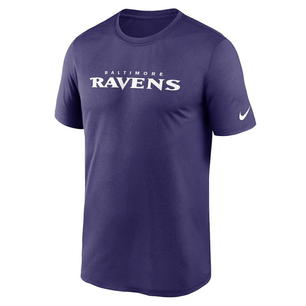 Baltimore Ravens Legend Wordmark Performance T-Shirt - Purple sale