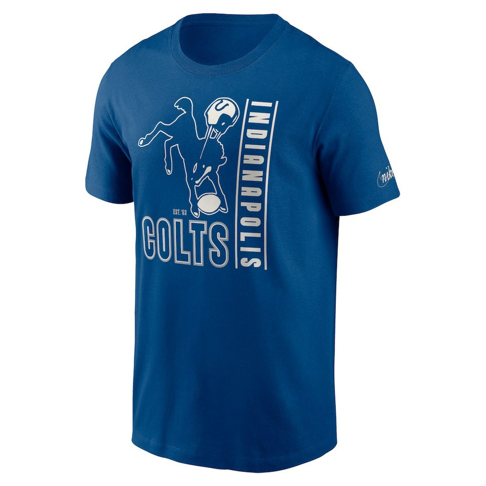 Indianapolis Colts Lockup Essential T-Shirt - Royal sale