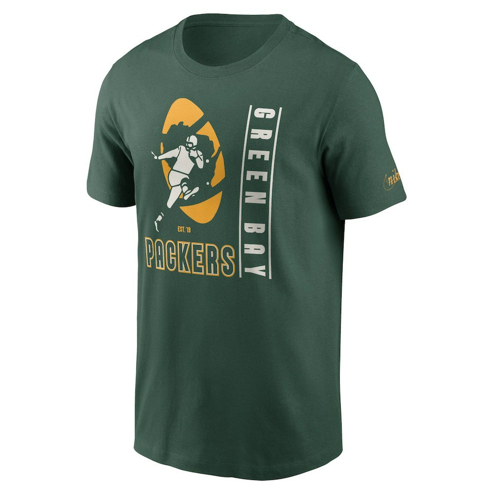 Green Bay Packers Lockup Essential T-Shirt - Green outlet