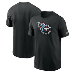 Tennessee Titans Logo Essential T-Shirt - Black discount