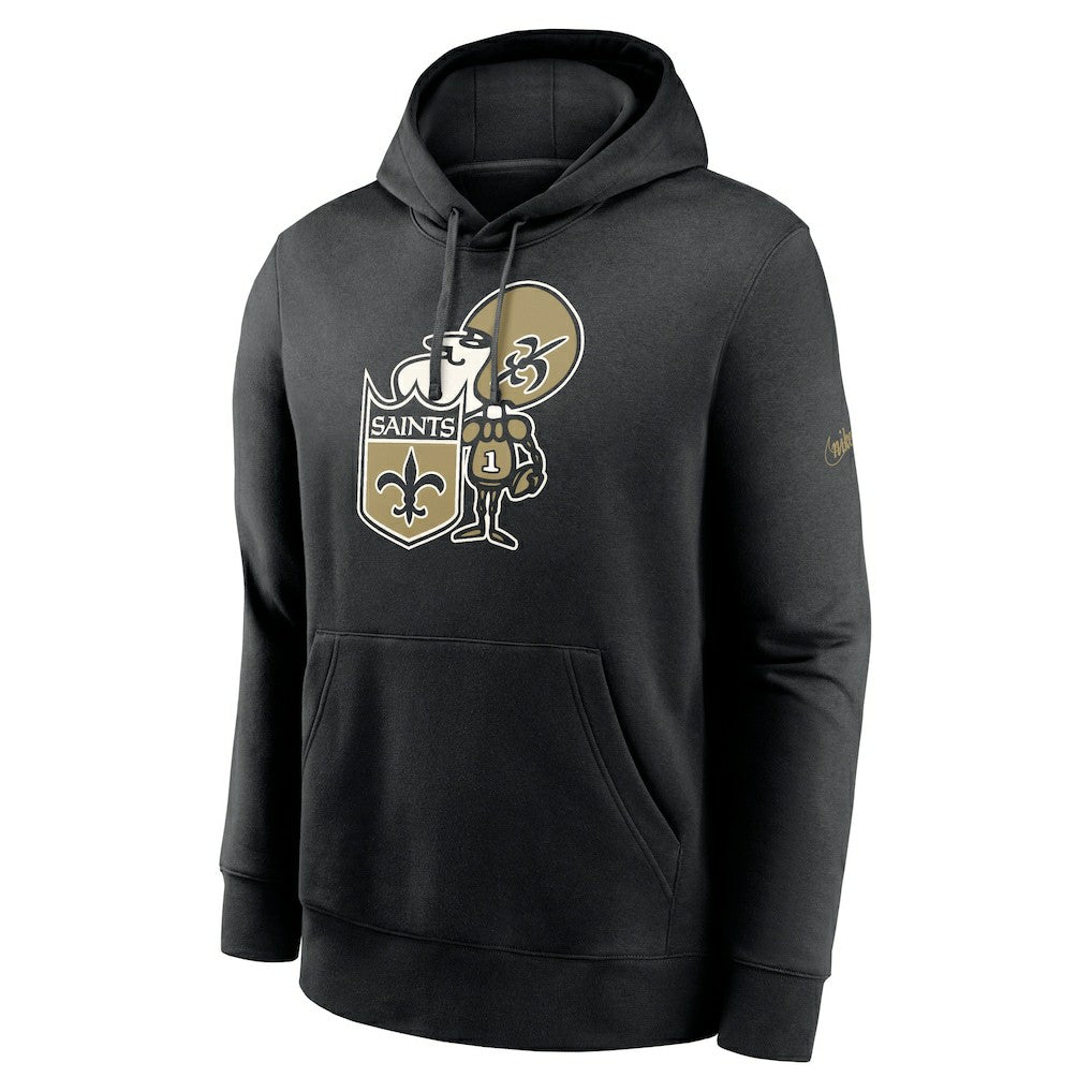 New Orleans Saints Rewind Club Pullover Hoodie - Black online