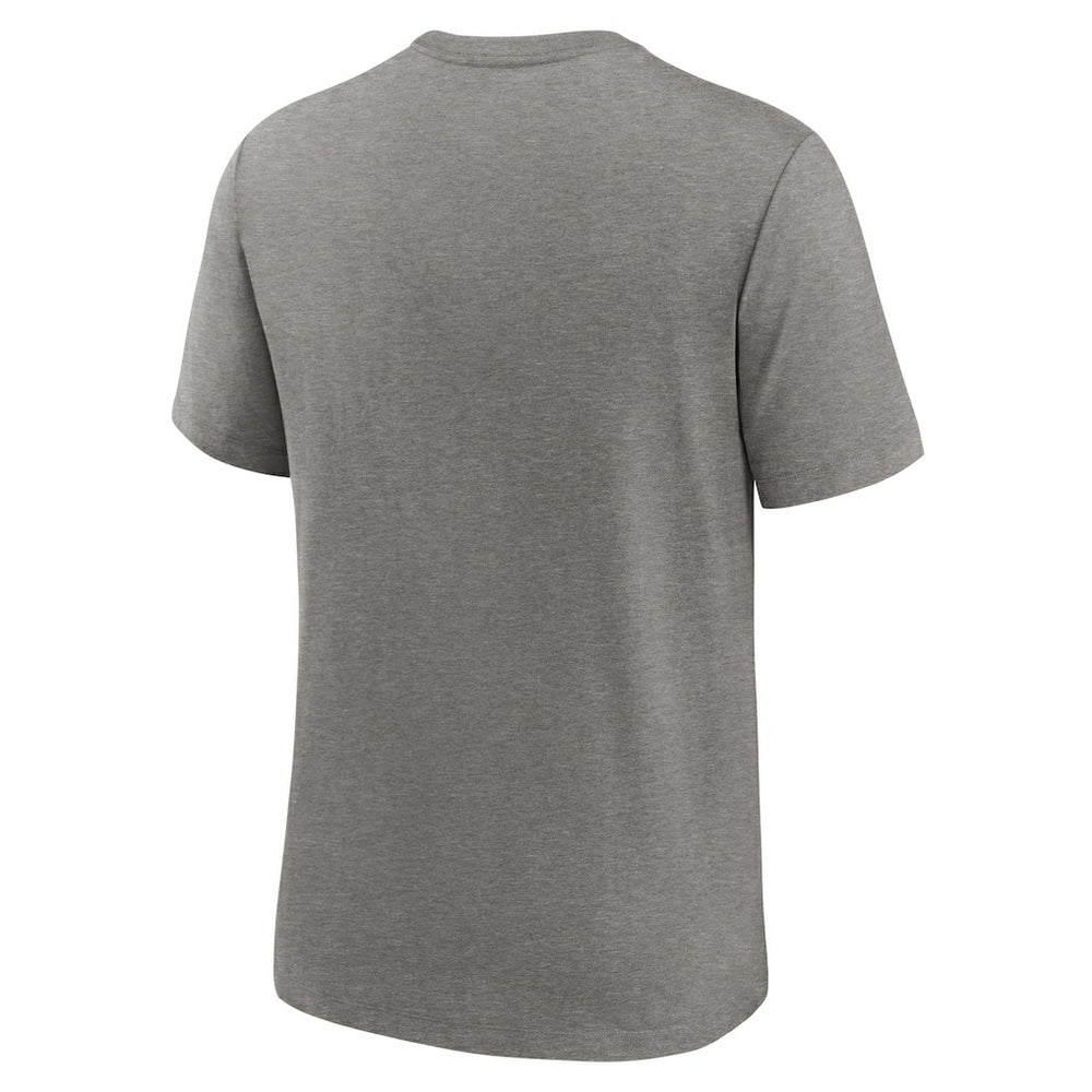 Las Vegas Raiders Rewind Logo Tri-Blend T-Shirt - Heather Charcoal on sale