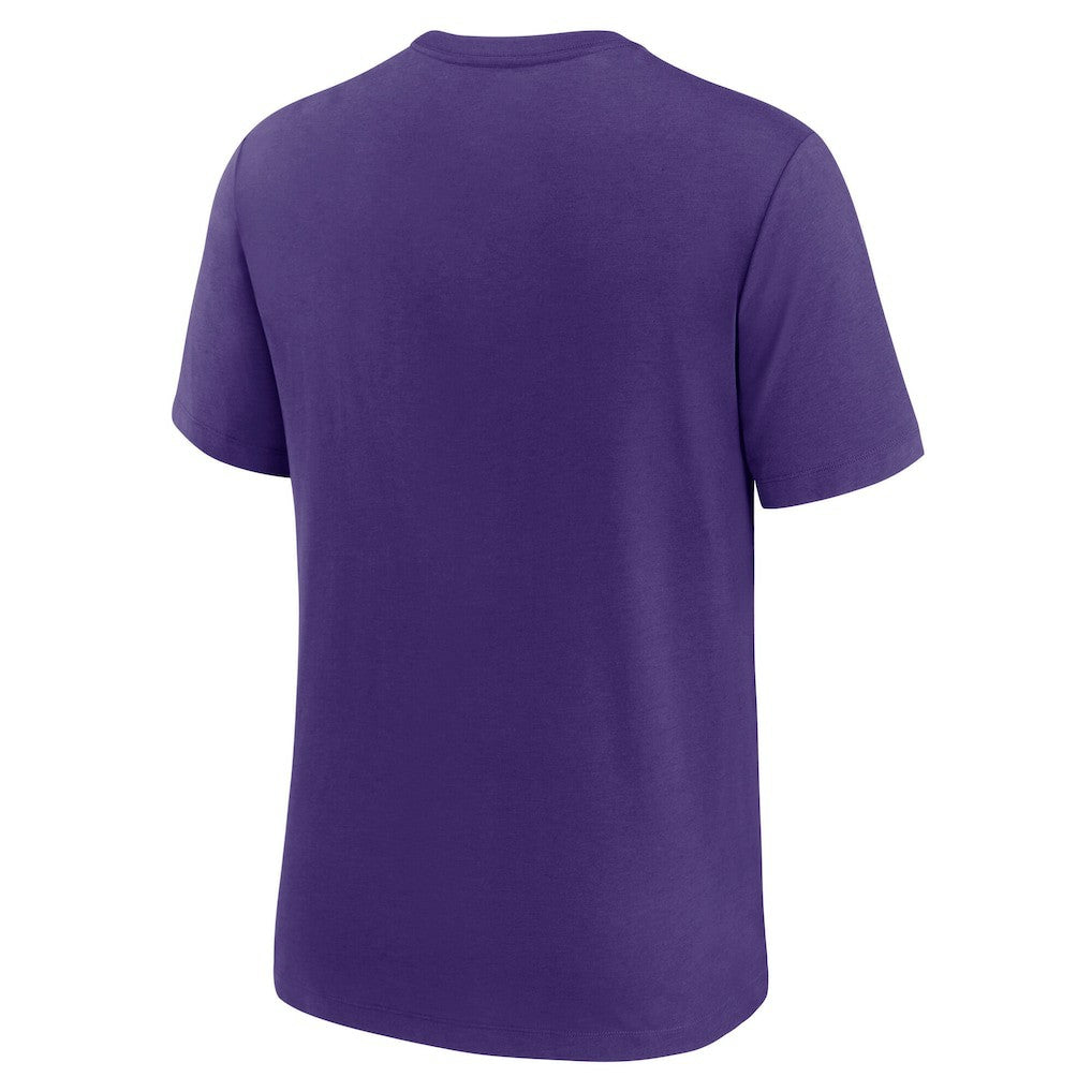 Minnesota Vikings Rewind Logo Tri-Blend T-Shirt - Purple online