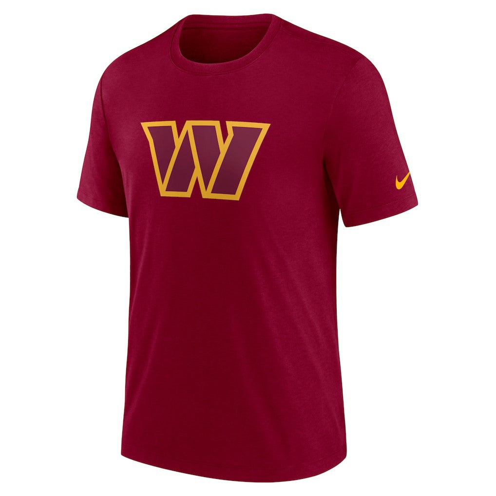 Washington Commanders Rewind Logo Tri-Blend T-Shirt - Burgundy outlet