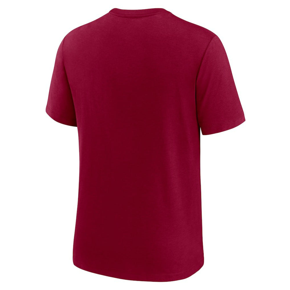 Washington Commanders Rewind Logo Tri-Blend T-Shirt - Burgundy outlet