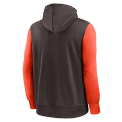 Cleveland Browns Performance Full-Zip Hoodie - Brown on sale
