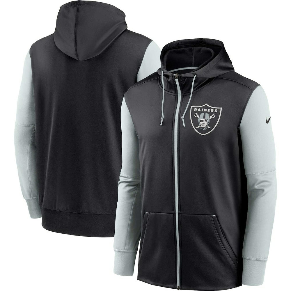 Las Vegas Raiders Performance Full-Zip Hoodie - Black sale