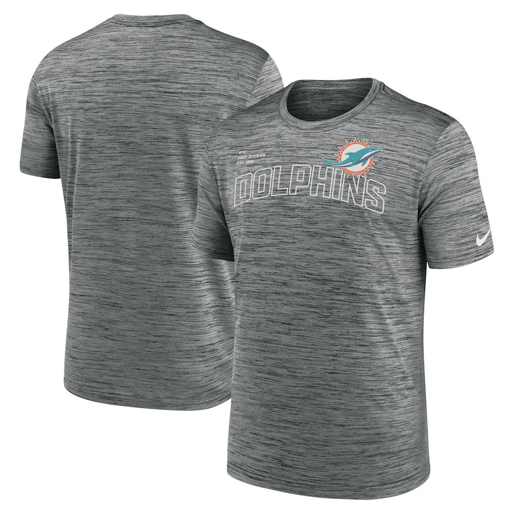 Miami Dolphins Velocity Arch Performance T-Shirt - Anthracite for sale