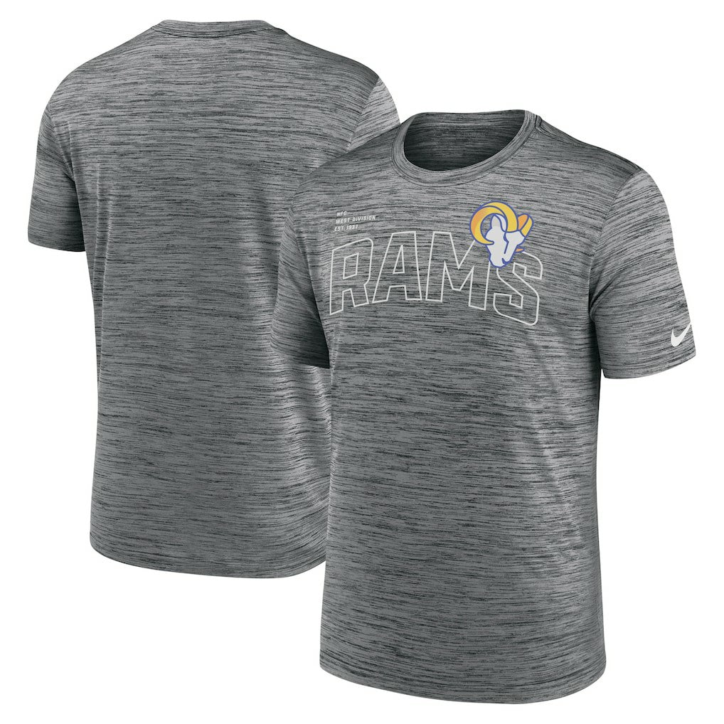 Los Angeles Rams Velocity Arch Performance T-Shirt - Anthracite cheap