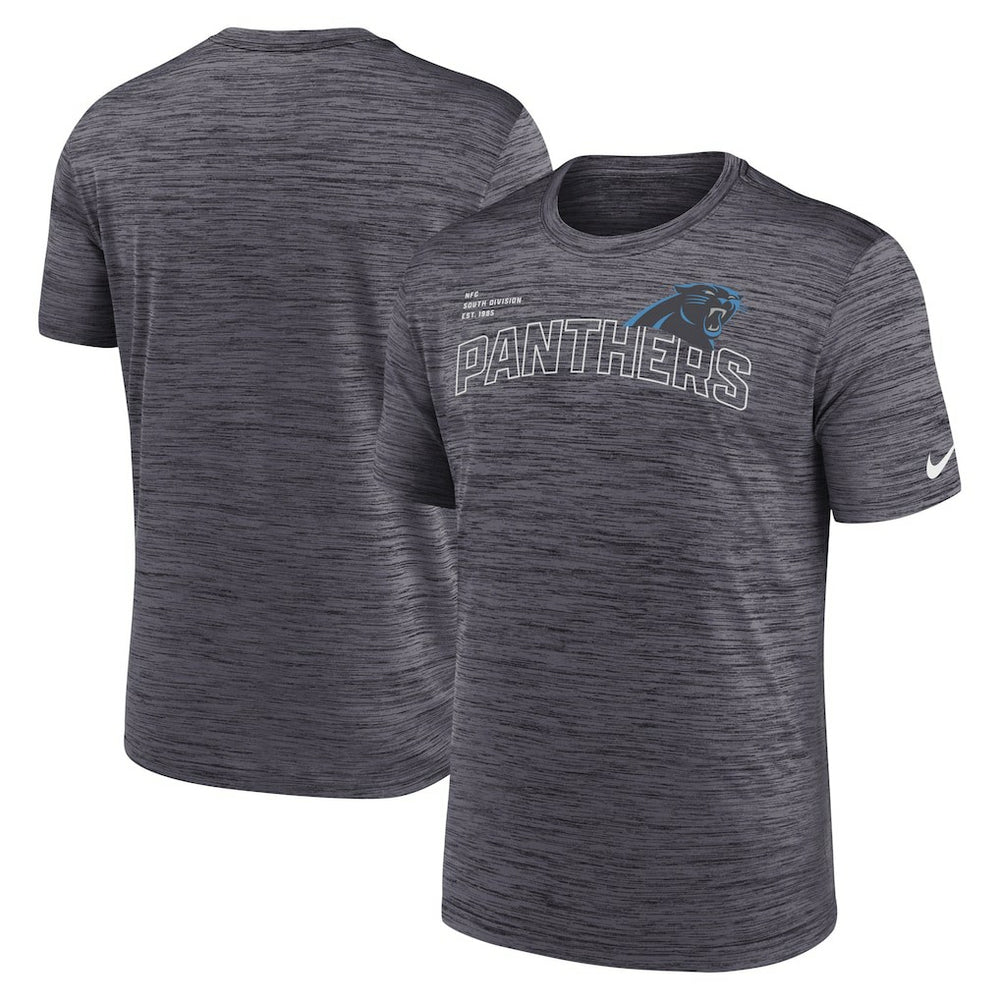 Carolina Panthers Velocity Arch Performance T-Shirt - Black discount