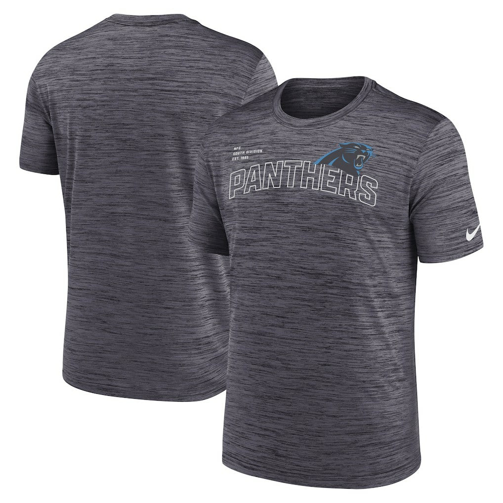 Carolina Panthers Velocity Arch Performance T-Shirt - Black discount