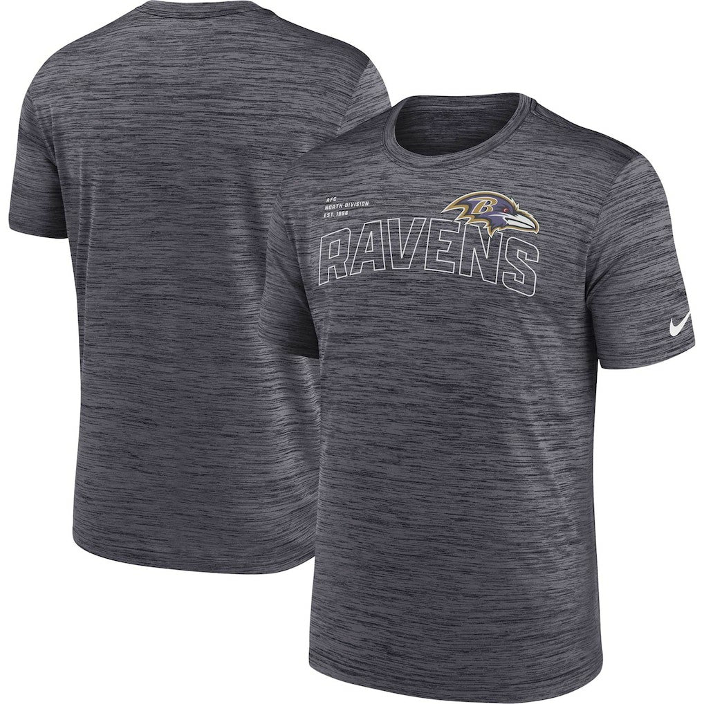 Baltimore Ravens Velocity Arch Performance T-Shirt - Black on sale