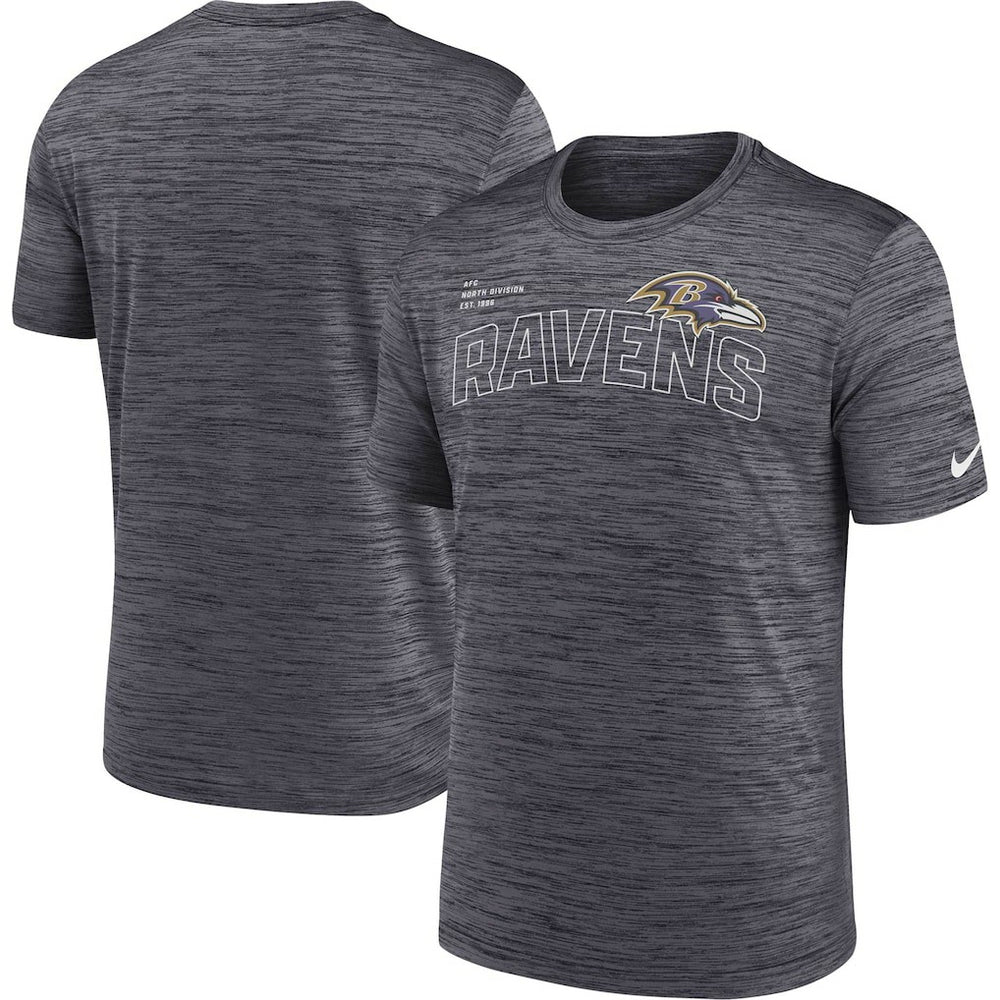 Baltimore Ravens Velocity Arch Performance T-Shirt - Black on sale