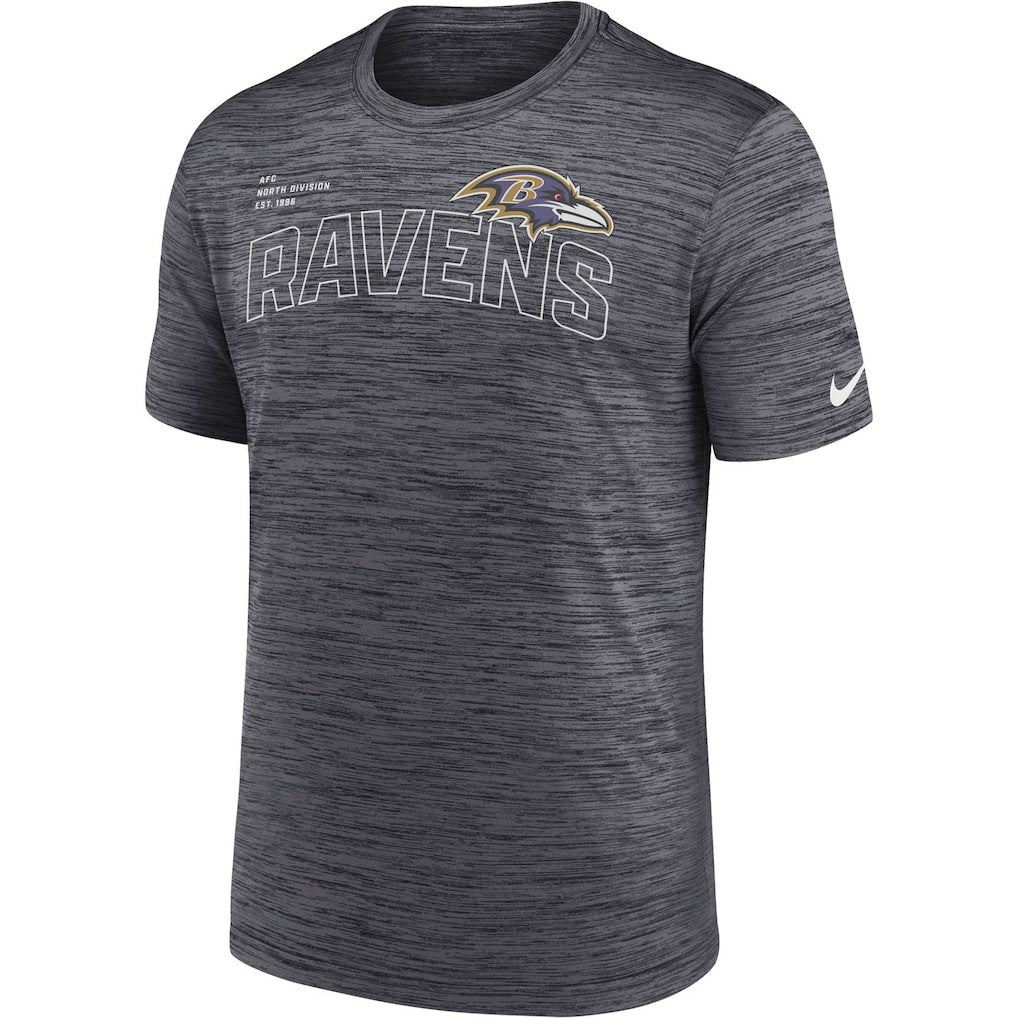 Baltimore Ravens Velocity Arch Performance T-Shirt - Black on sale