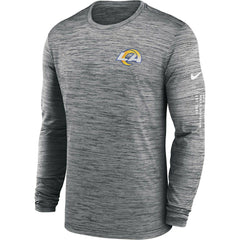 Los Angeles Rams Velocity Long Sleeve T-Shirt - Anthracite on sale