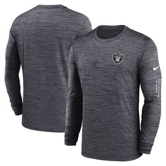 Las Vegas Raiders Velocity Long Sleeve T-Shirt - Black sale