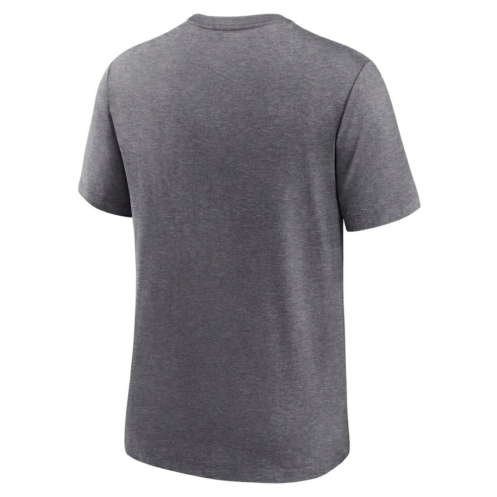 Las Vegas Raiders Helmet Tri-Blend T-Shirt - Heather Charcoal discount