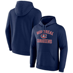 Montreal Canadiens Victory Arch Pullover Hoodie - Navy Hoodies