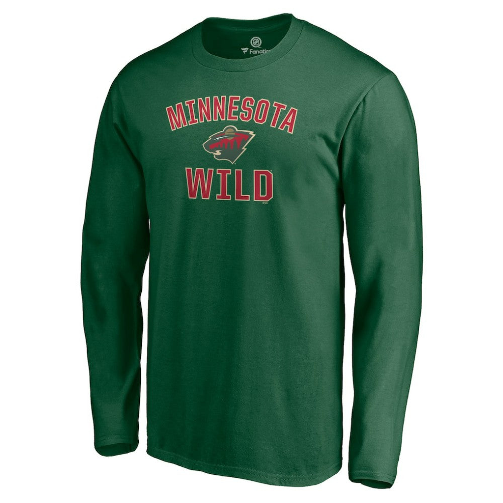 Minnesota Wild Victory Arch Long Sleeve T-Shirt - Green T-shirts