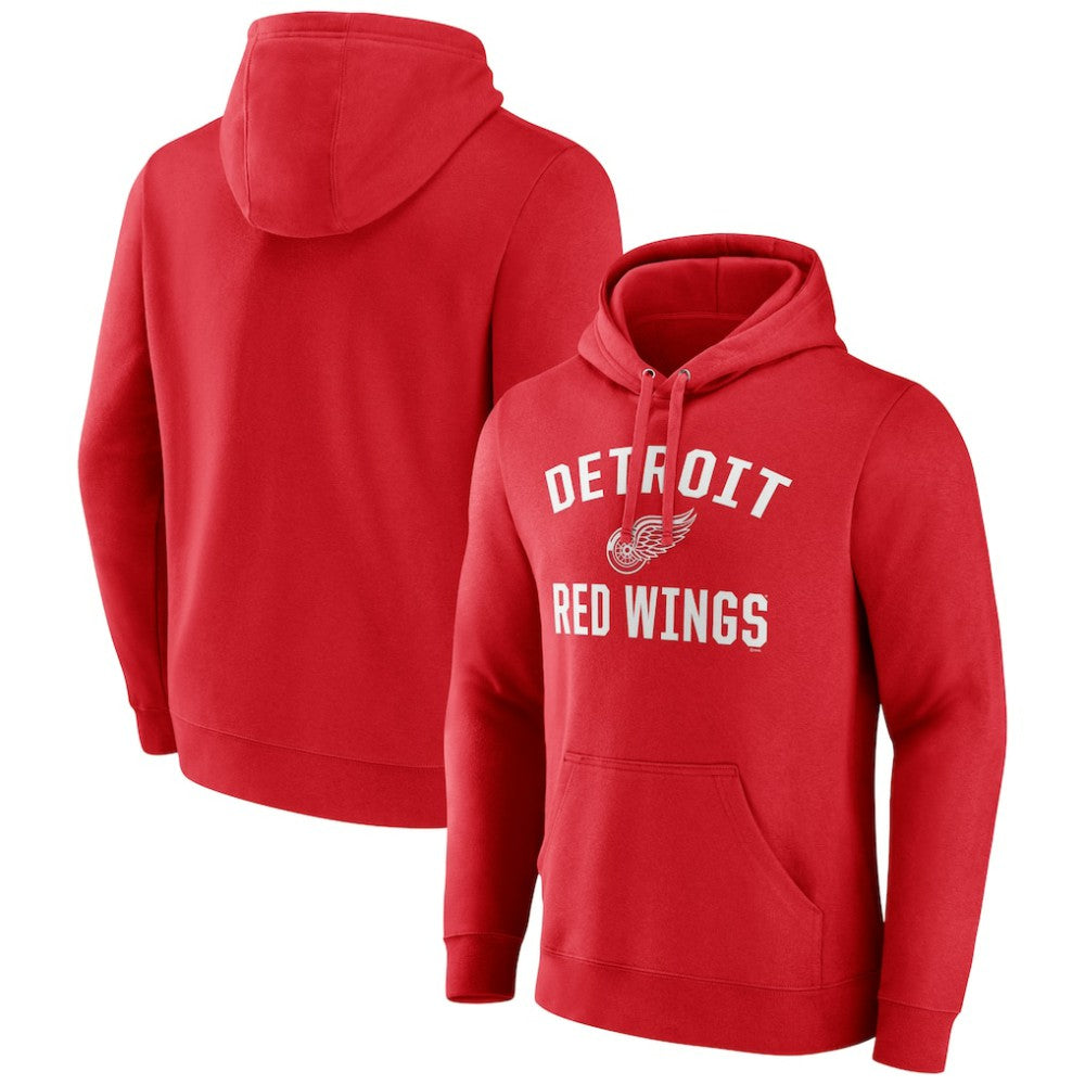 Detroit Red Wings Victory Arch Pullover Hoodie - Red Hoodies