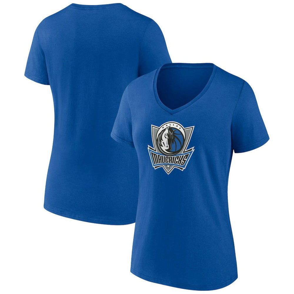 Dallas Mavericks Women's Alternate Logo V-Neck T-Shirt sale - Royal online