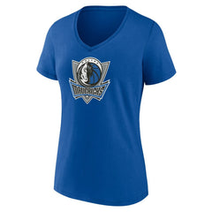 Dallas Mavericks Women's Alternate Logo V-Neck T-Shirt sale - Royal online