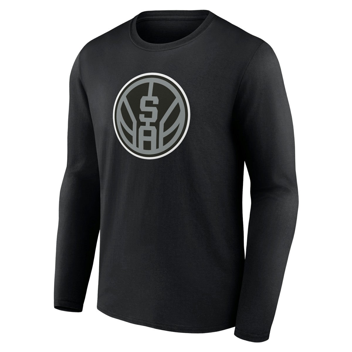 San Antonio Spurs Alternate Logo Long Sleeve T-Shirt - Black sale