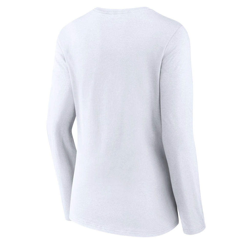 Sacramento Kings Women's Alternate Logo V-Neck Long Sleeve T-Shirt - White outlet
