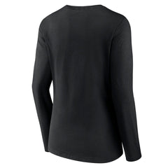 San Antonio Spurs Women's Alternate Logo V-Neck Long Sleeve T-Shirt - Black discount