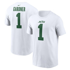 Ahmad Sauce Gardner New York Jets Legacy Player Name & Number T-Shirt - White online