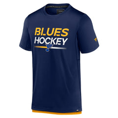 St. Louis Blues Fanatics Authentic Pro Tech T-Shirt - Navy T-shirts